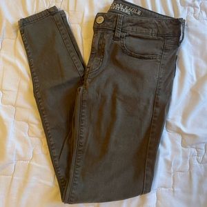Green American Eagle jeans